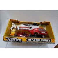 Tonka Rescue Force Fire Rescue Helicopter Red And White   563150900